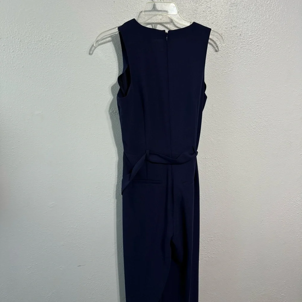 Banana Republic navy blue sleeveless jumpsuit size 2